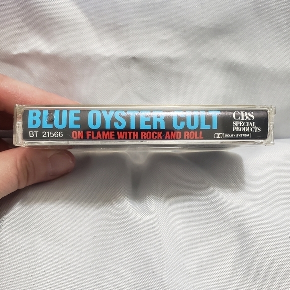 Blue Oyster Cult On Flame With Rock And Roll Cassette Tape Year 1990 CBS Records - Picture 2 of 6